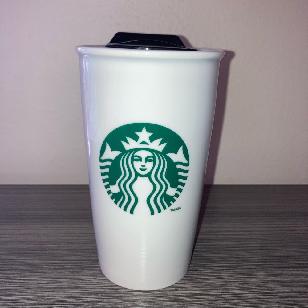 2011 Starbucks Ceramic Travel Tumbler